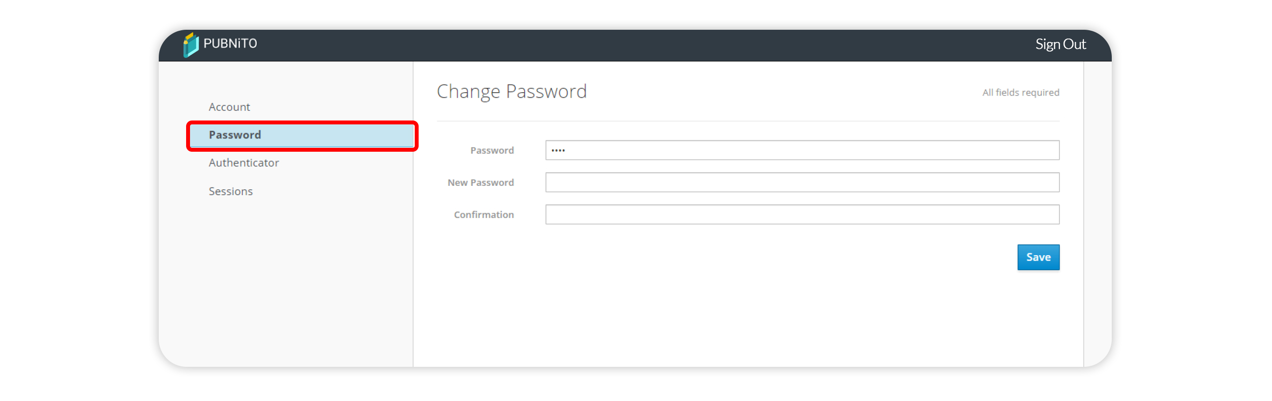 Overview of Password Section