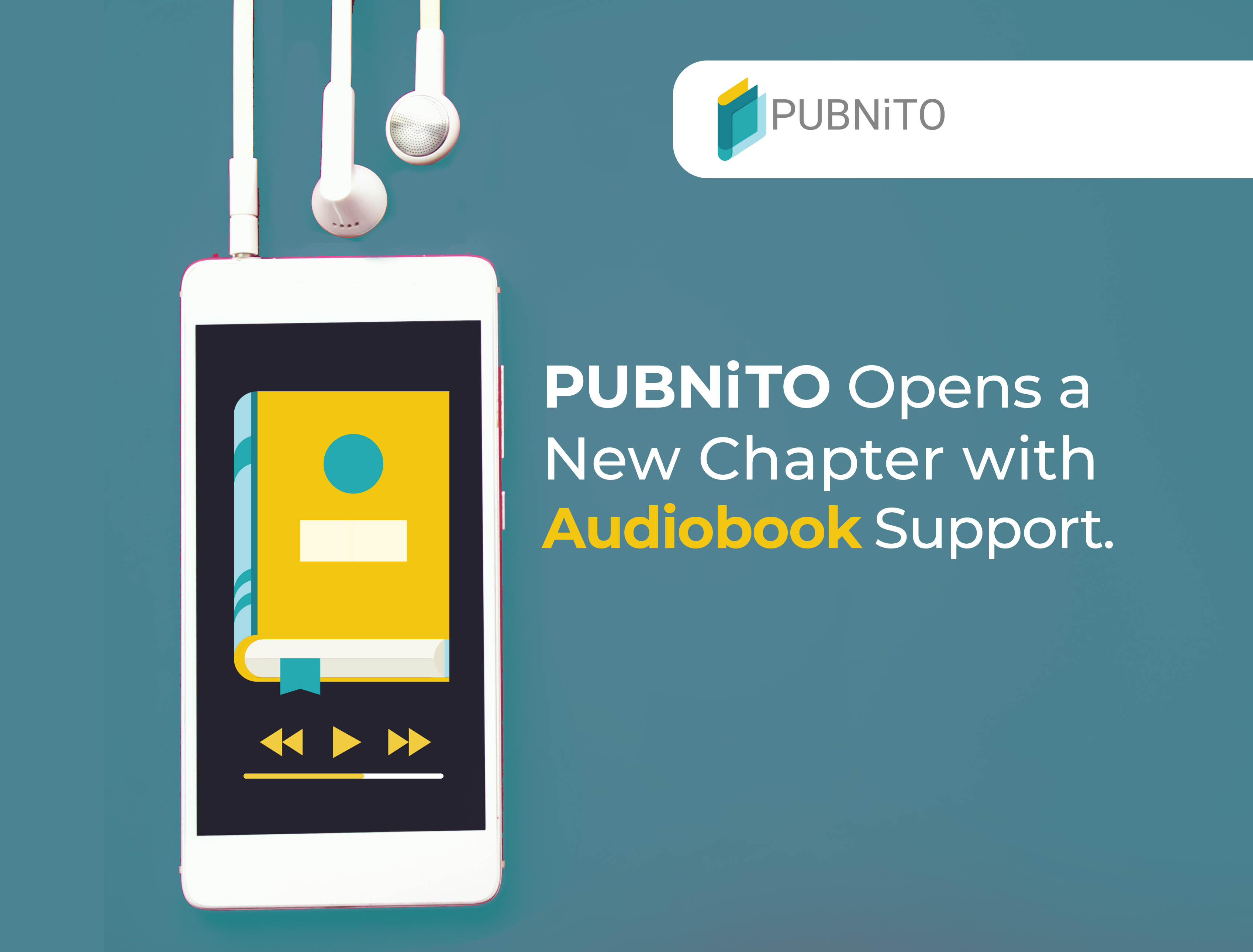 An Audio device player to show that PUBNiTO supports Audiobooks 