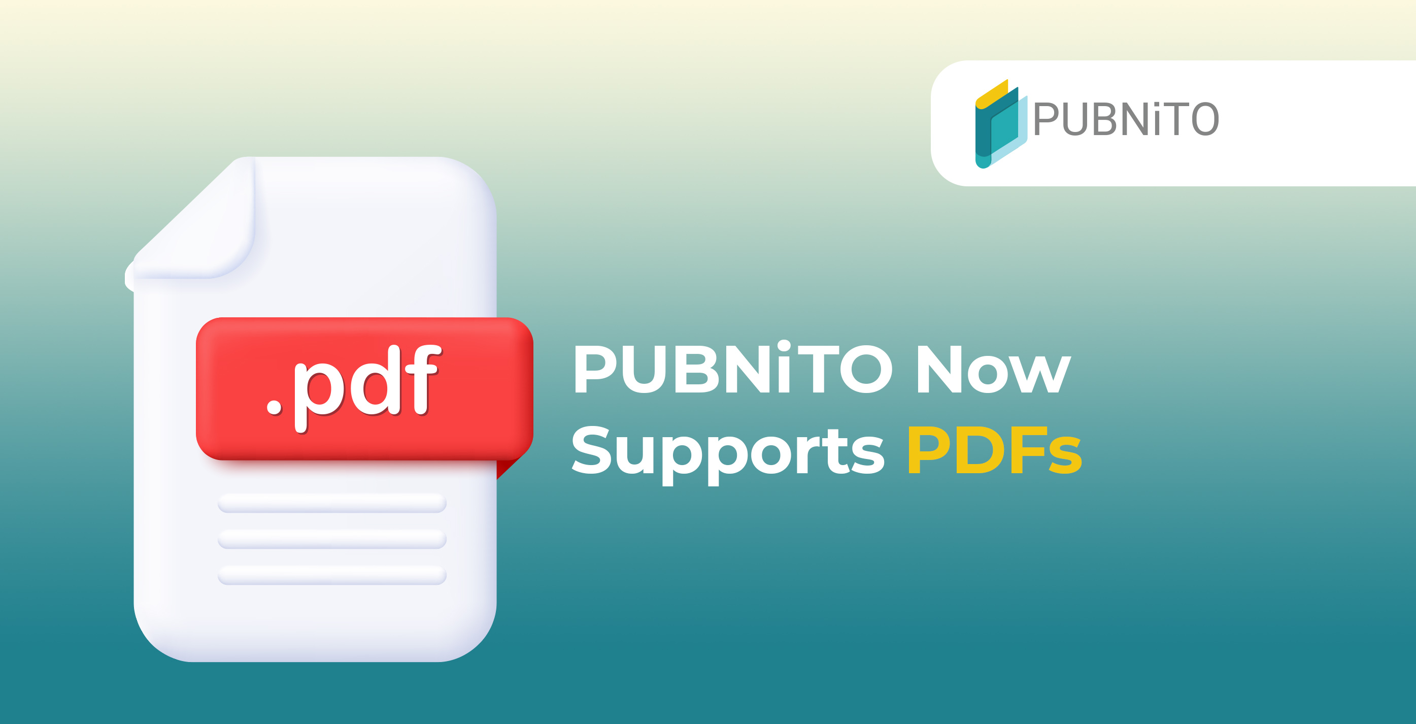 A PDF icon to show that PUBNiTO supports PDFs